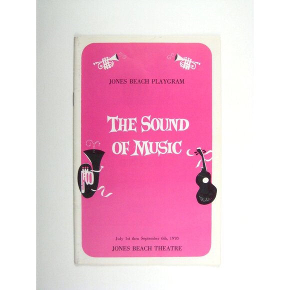 The Sound Of Music Jones Beach Playgram July 1970 Constance Towers King Hewitt - Picture 1 of 5